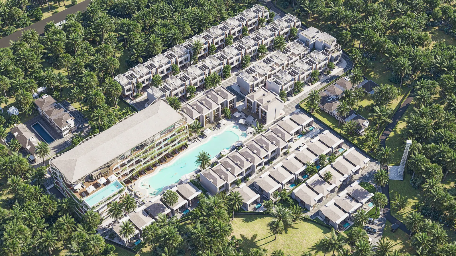 Генеральный вид комплекса Ramada Residences с высоты